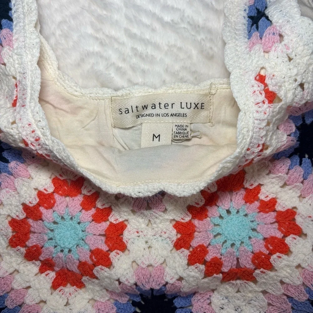 Saltwater LUXE Multicolor Crochet Dress